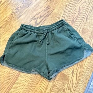 Brandy Green Sweat Shorts